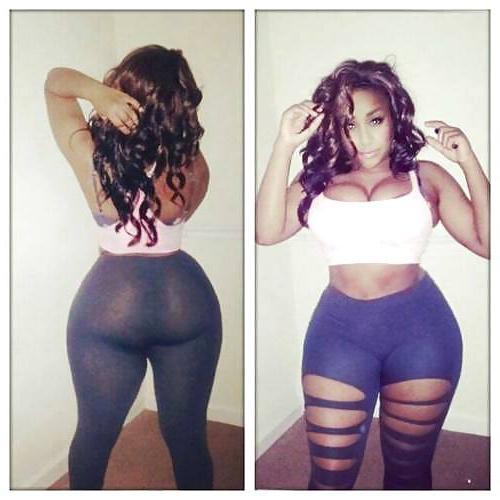 25P Big booty black teens