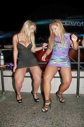 6P Andressa Urach e Yani de Simone Upskirt dancing funk
