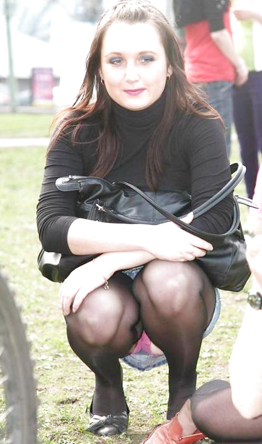 25P Public upskirt of russian girl at party (Camaster)