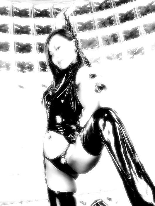 10P Black and white asian bdsm