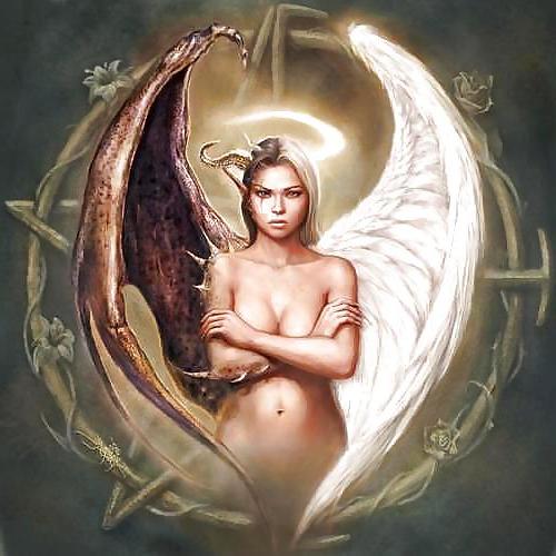 6P R u angel or evil or both...