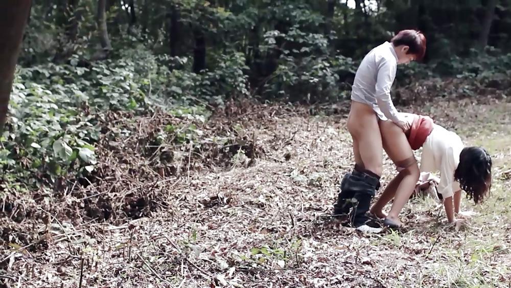 22P Korean girl fucked in public