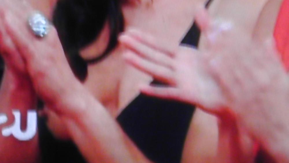 13P WWE Diva Brie Bella nip slip Monday Night Raw