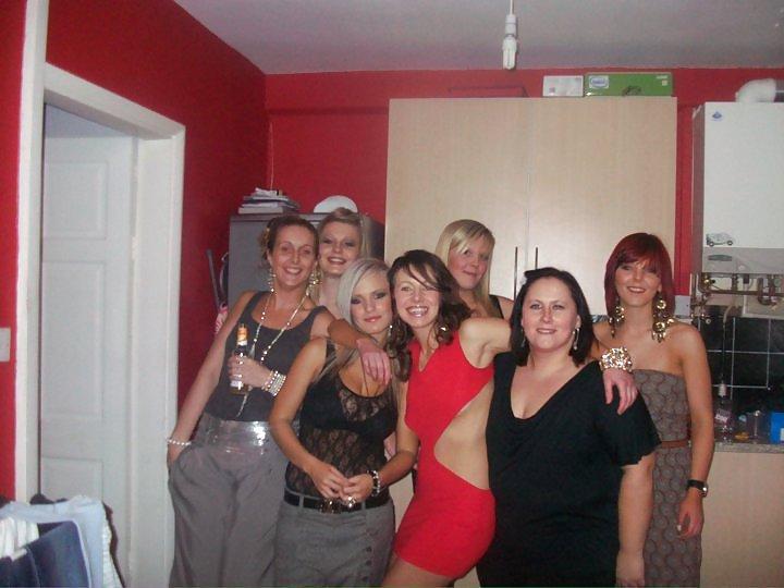 13P British Lady In Red From Leeds Do You No Her?