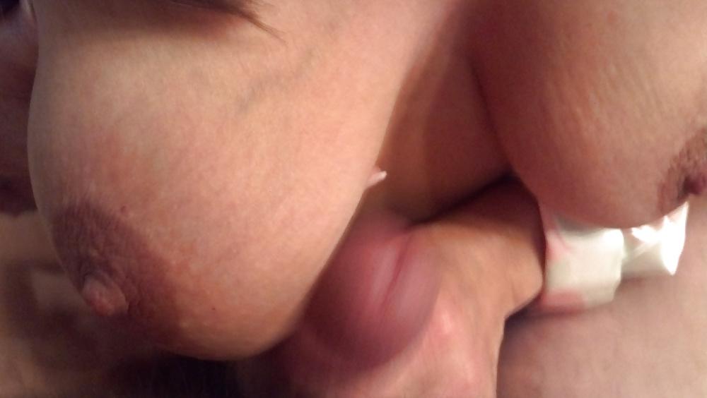 25P Sucking hubby in the kitchen