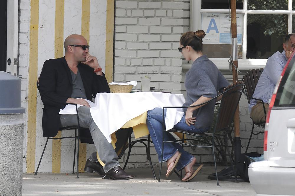 7P Kelly Brook Thong Slip at Prado Restaurant
