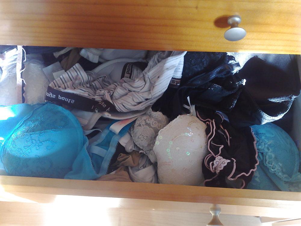 25P My wifes underwear drawers
