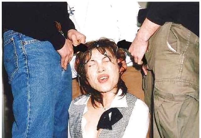 25P Messy Cumshots On Asian Girls' Faces & Clothes