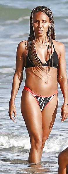 25P Jada Pinkett Smith - Black Milf Bikini Photos