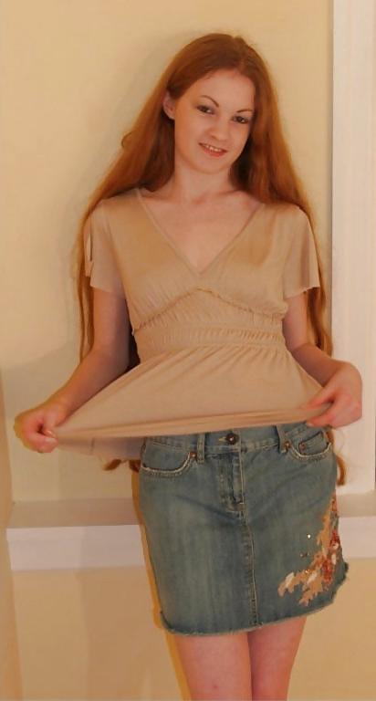 25P Redhead teen