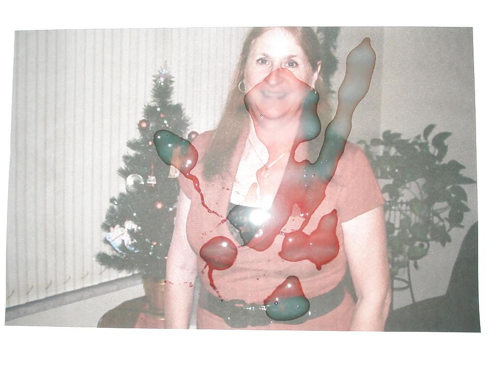 7P Shooting cum for Jim (minitman5656) & his ugly whore Debbie
