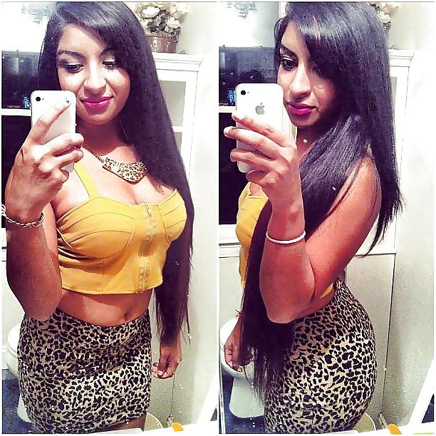 18P Hot Fijian Desi Long Hair & Round Perky Ass