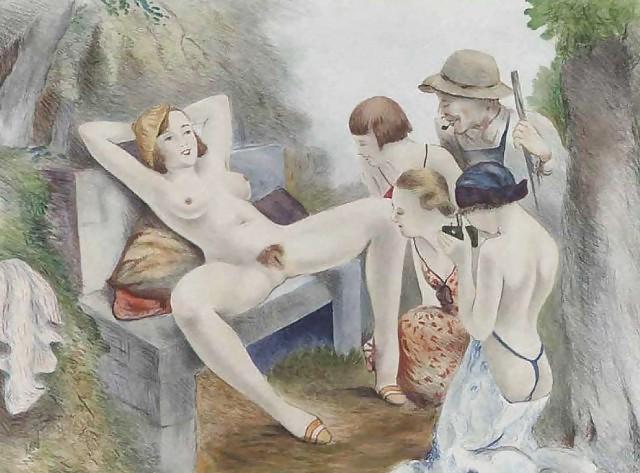 15P Retro sex show - 2
