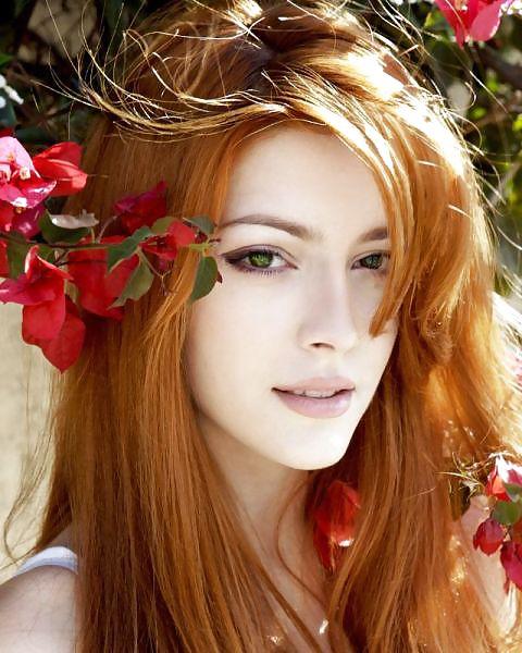 25P Redheads, red hair. Softcore beauties.