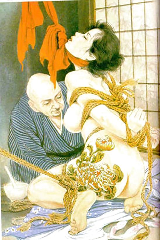 15P Drawings of Asian BDSM