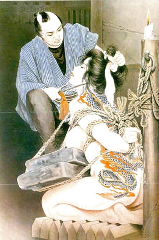 15P Drawings of Asian BDSM