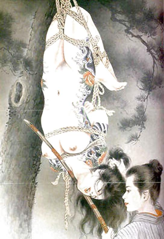 15P Drawings of Asian BDSM