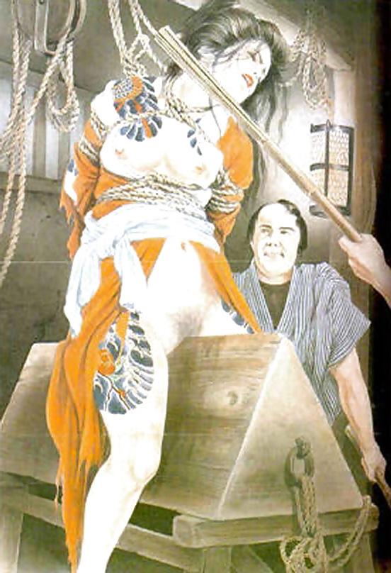 15P Drawings of Asian BDSM
