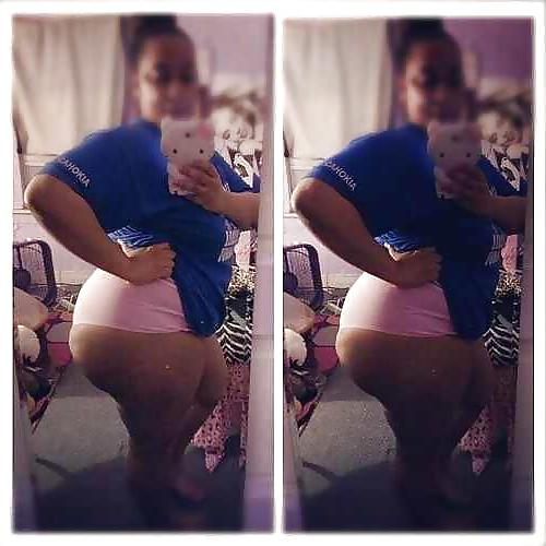 25P Big fat black thick booty