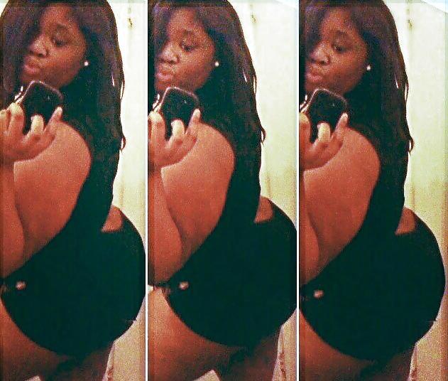 25P Big fat black thick booty