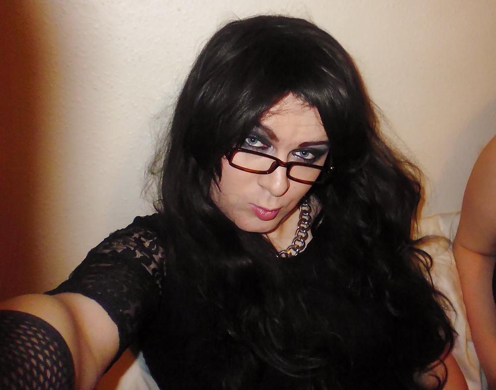 5P Black Lace Dress