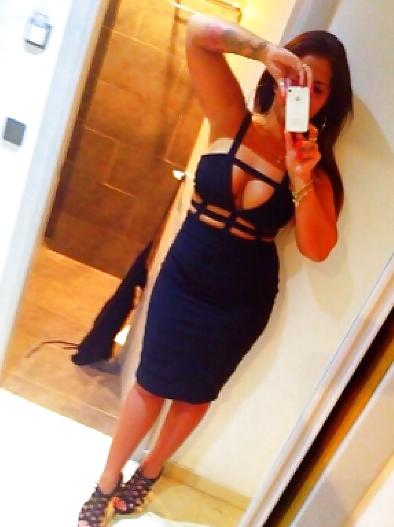 14P UK British big tit mixed race ebony chav slut
