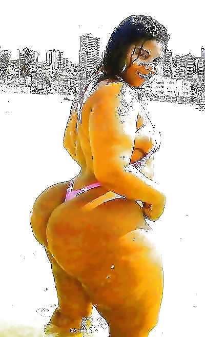 25P Thick black chocolate big booty 2