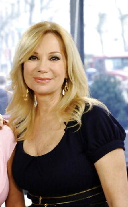 9P Kathie Lee cleavage & nipples
