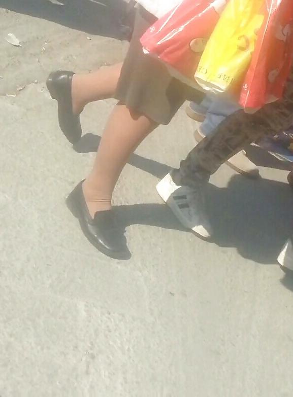 10P Spy old + young feet and socks romanian