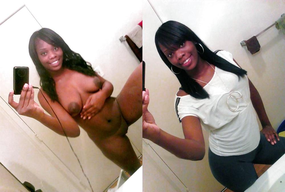 25P Black Amateurs - Dressed Undressed 2