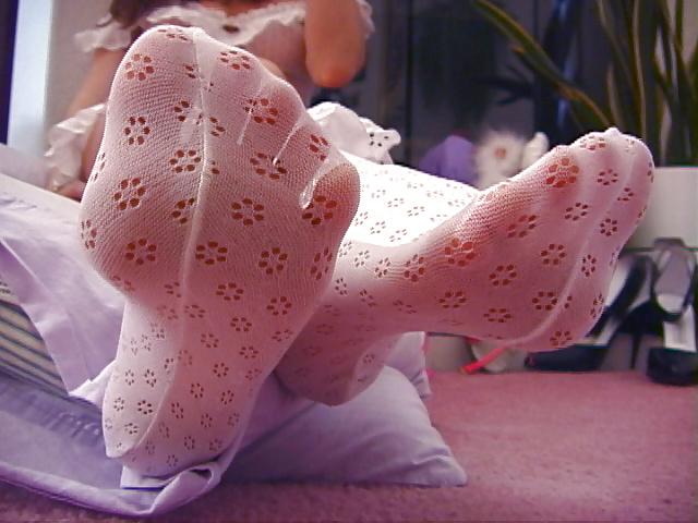 25P Nylon socks lace socks socquettes fines petites socquettes