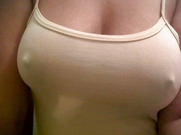 18P See thru tops and nipple poke