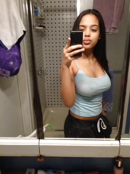18P See thru tops and nipple poke