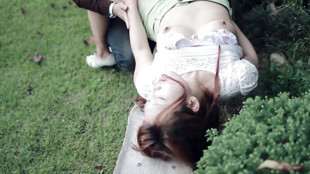 25P Korean girl fucked in public