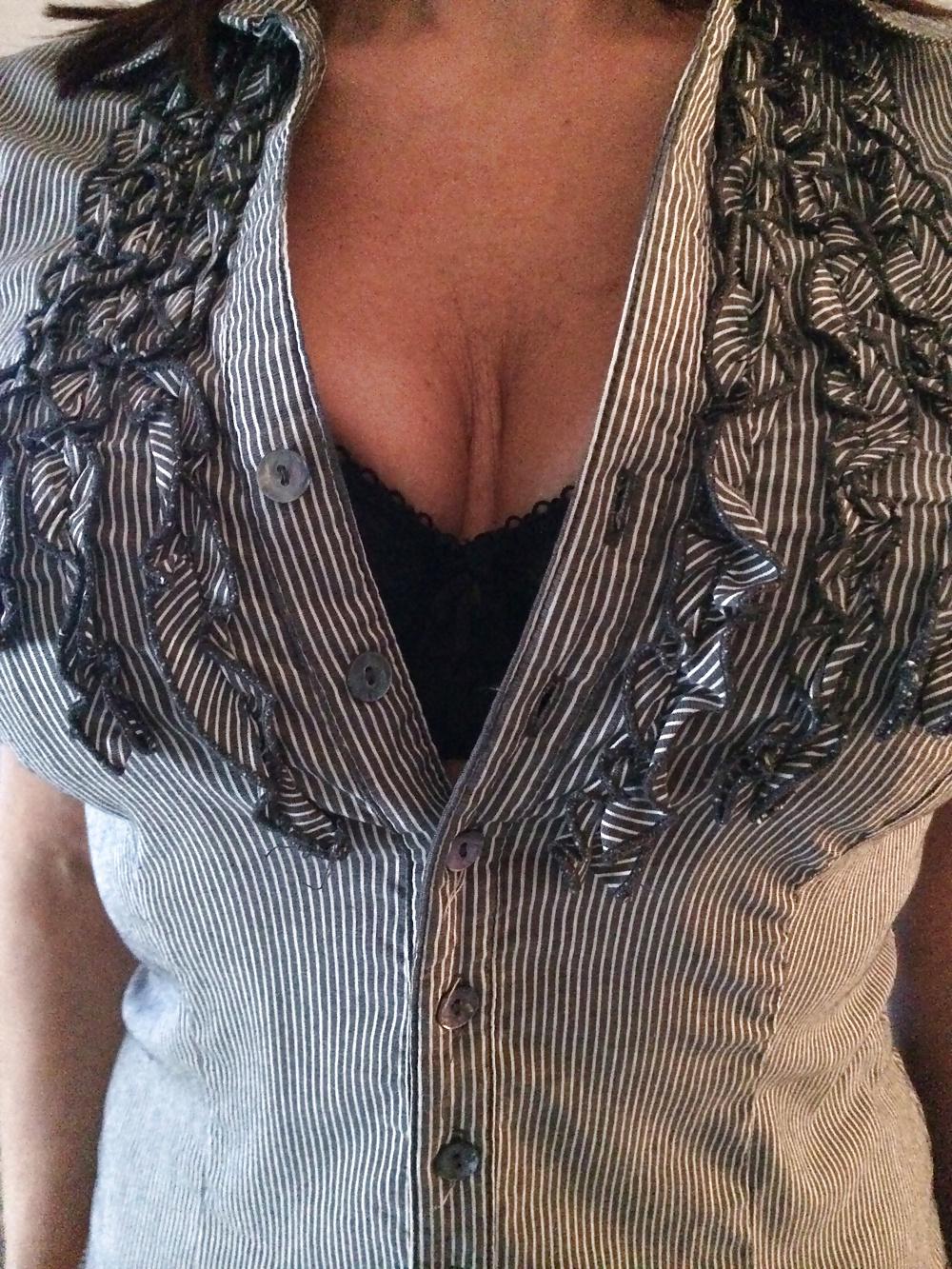 7P Tryd on an old blouse does it still fit? or a little tight?