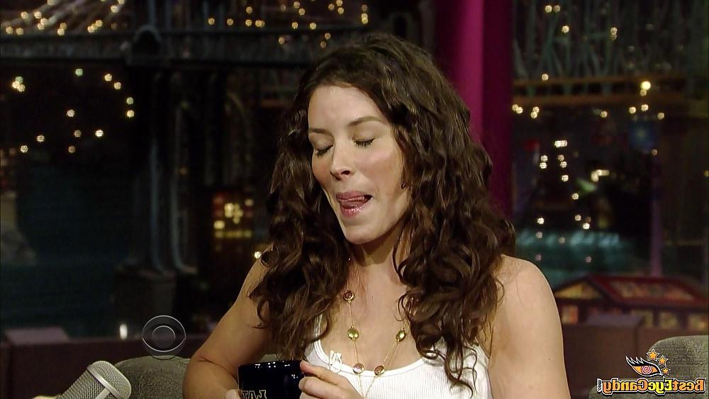 24P Evangeline Lilly HOT in WHITE OVERALL