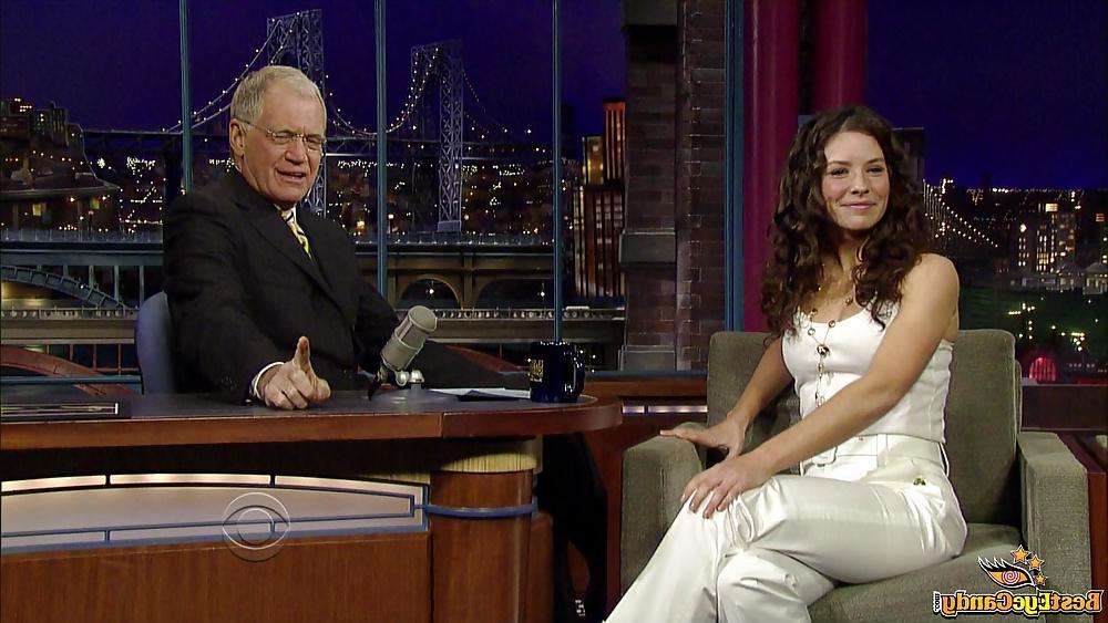 24P Evangeline Lilly HOT in WHITE OVERALL