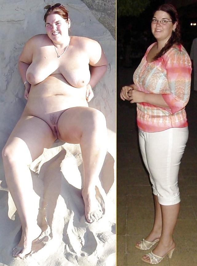 25P Dressed undressed bbw