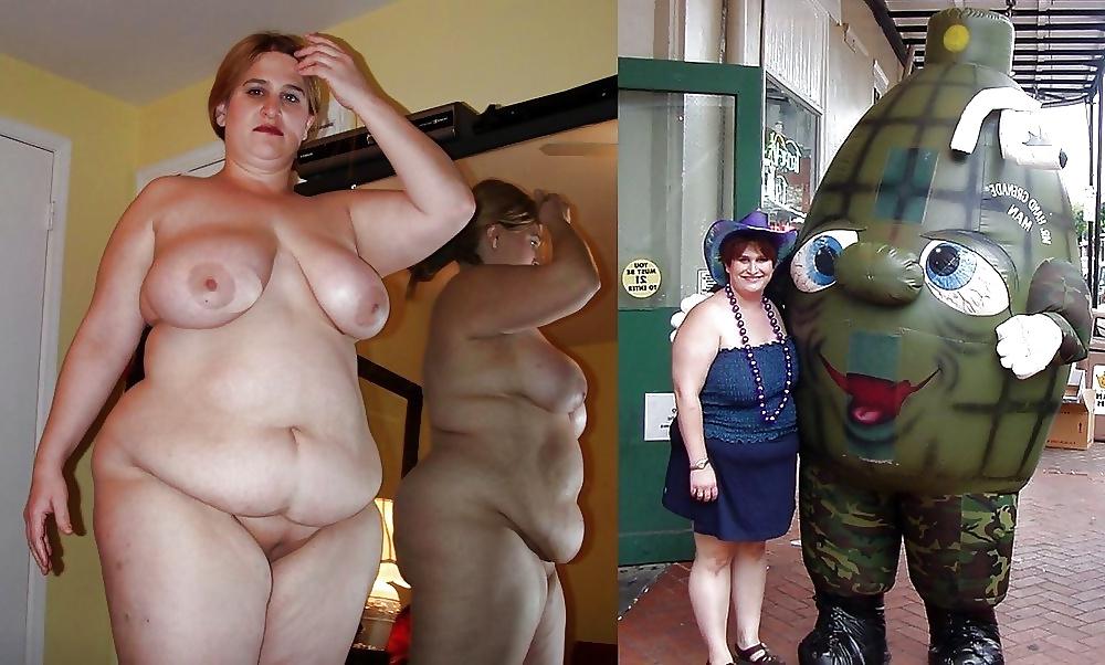 25P Dressed undressed bbw