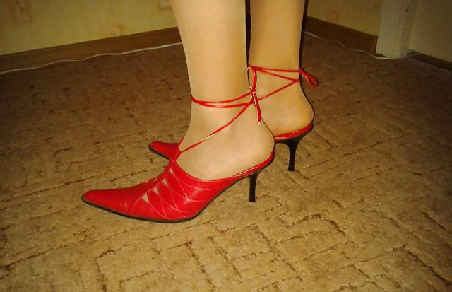 25P Red Mules I