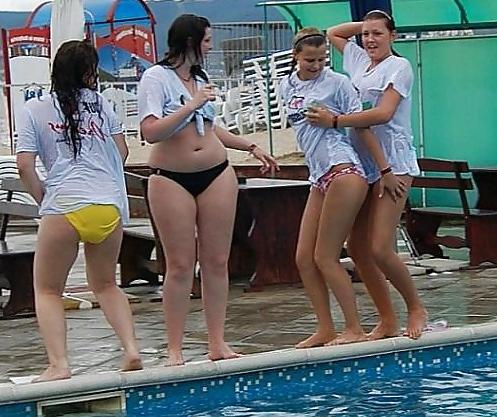 25P Danish teens & women-131-132-dildo party wet t-shirts 