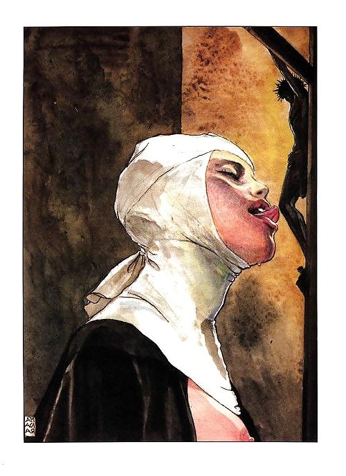 25P Sacrilegious Porn: Naughty Nuns Having Sex - Busty Goddesses