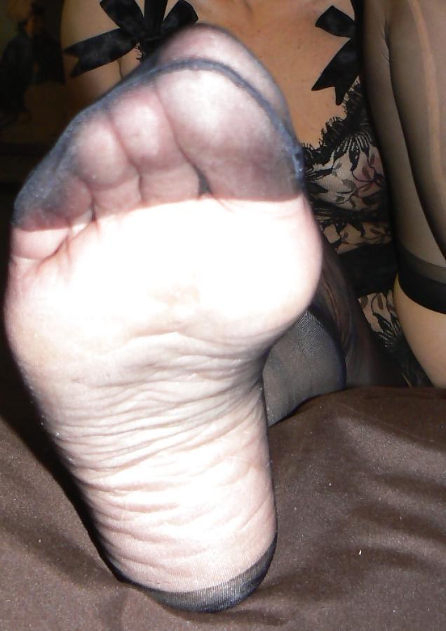 15P My stocking feet 1