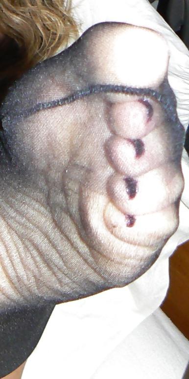 15P My stocking feet 1