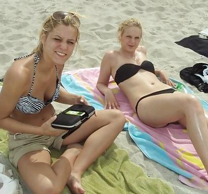 25P Danish teens & women-133-134-nude strip initiation beach 