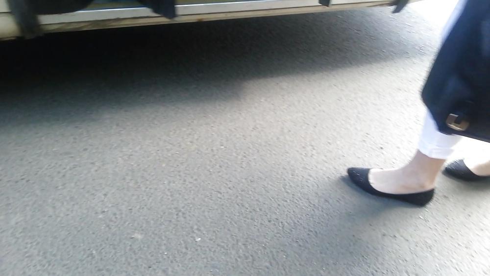 25P Spy feet, legs and skirt romanian