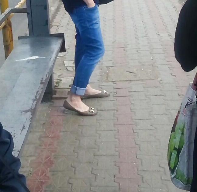 25P Spy feet, legs and skirt romanian