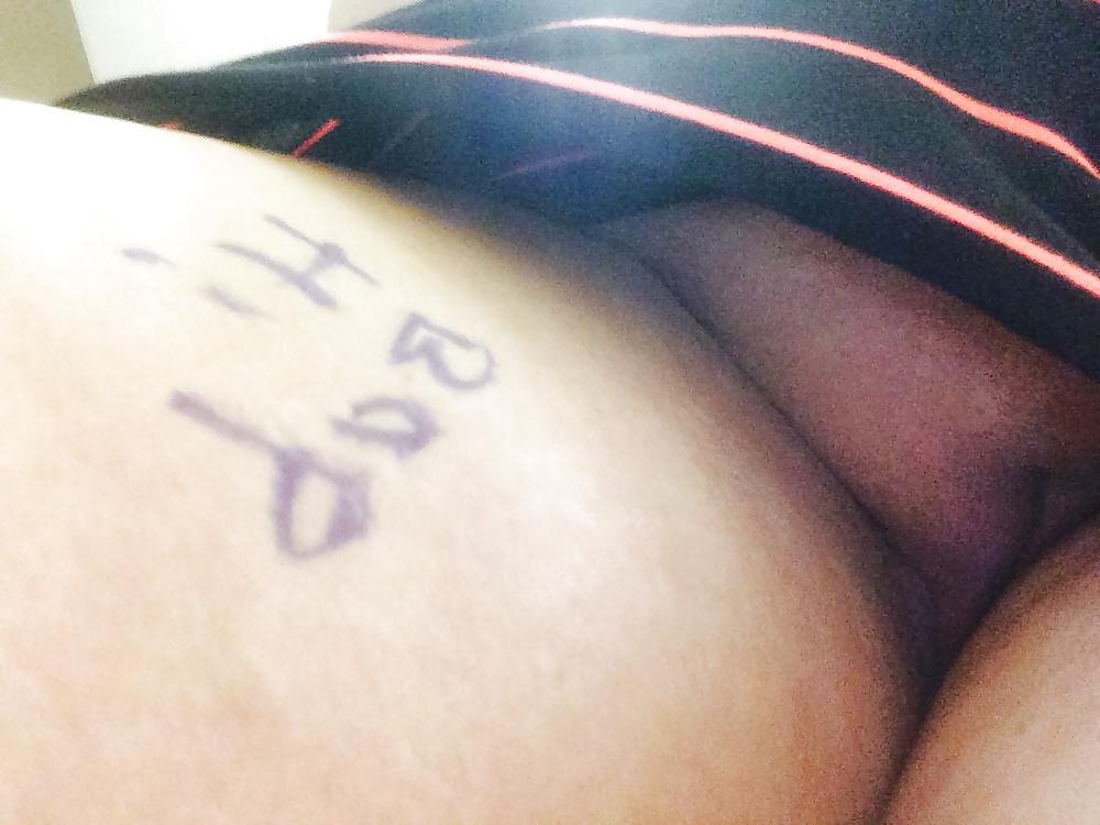 10P Showing off the slut wife in public
