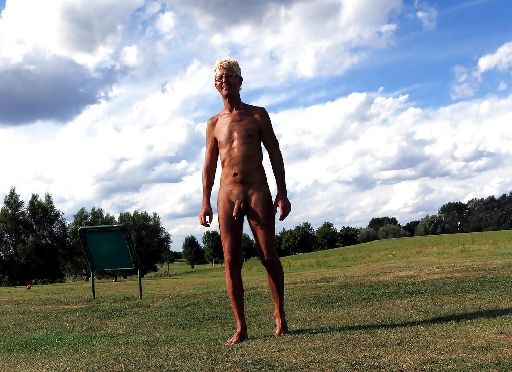 13P Naked in public outdoors