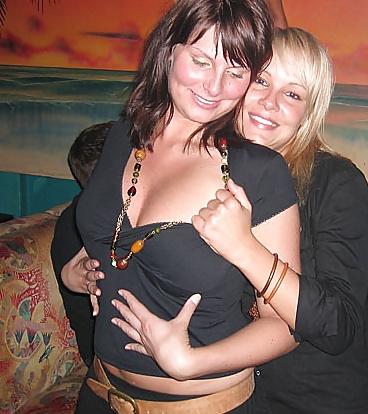 25P Danish teens & women-165-166-nude cleavage breasts touched 